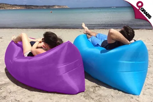 For QR149, Relax Anywhere with a Inflatable Air Sofa Lounger - Available in Five Fun Colors! (QR299 Value)